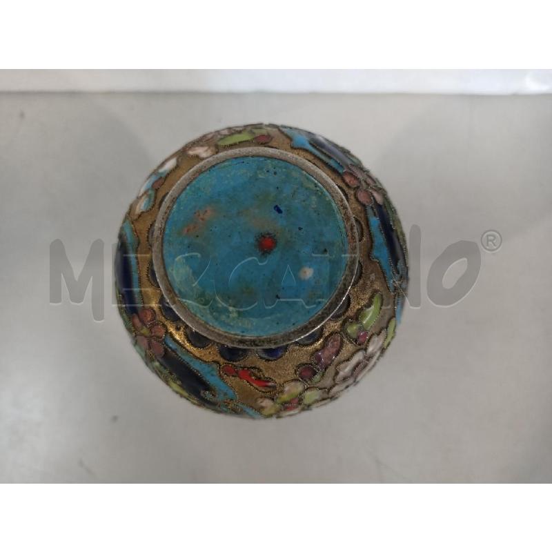VASO CLOISONNE 15CM MET. DIPINTO | Mercatino dell'Usato Modena 3