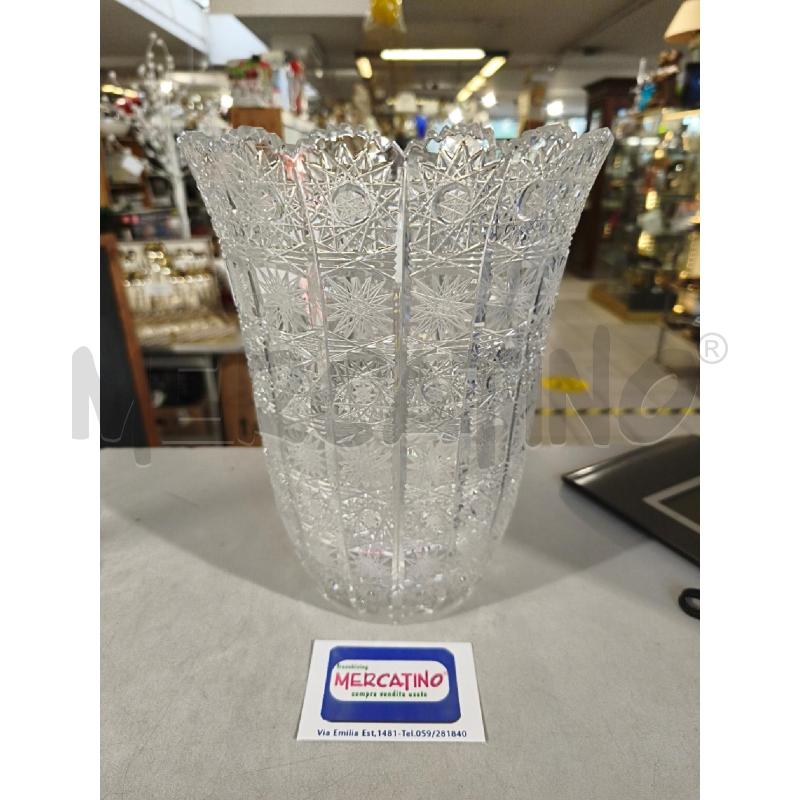 VASO CRIST. 25CM | Mercatino dell'Usato Modena 1