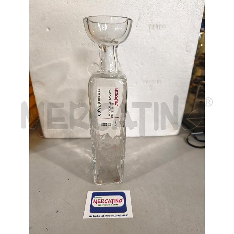 VASO CRIST. 30X12CM | Mercatino dell'Usato Modena 2
