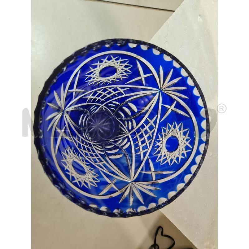 VASO CRIST. BLU 34CM | Mercatino dell'Usato Modena 2