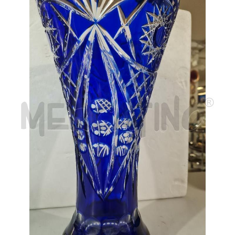 VASO CRIST. BLU 34CM | Mercatino dell'Usato Modena 3