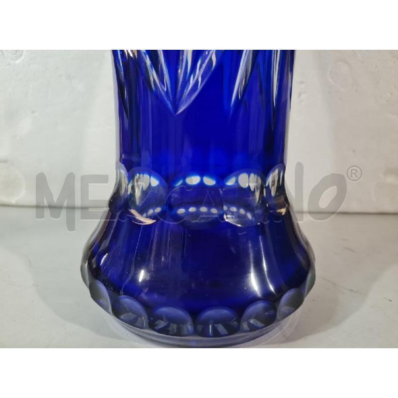 VASO CRIST. BLU 34CM | Mercatino dell'Usato Modena 4