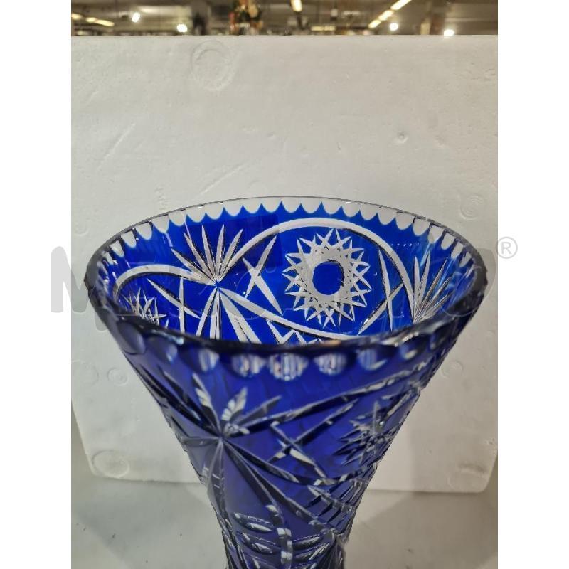 VASO CRIST. BLU 34CM | Mercatino dell'Usato Modena 5