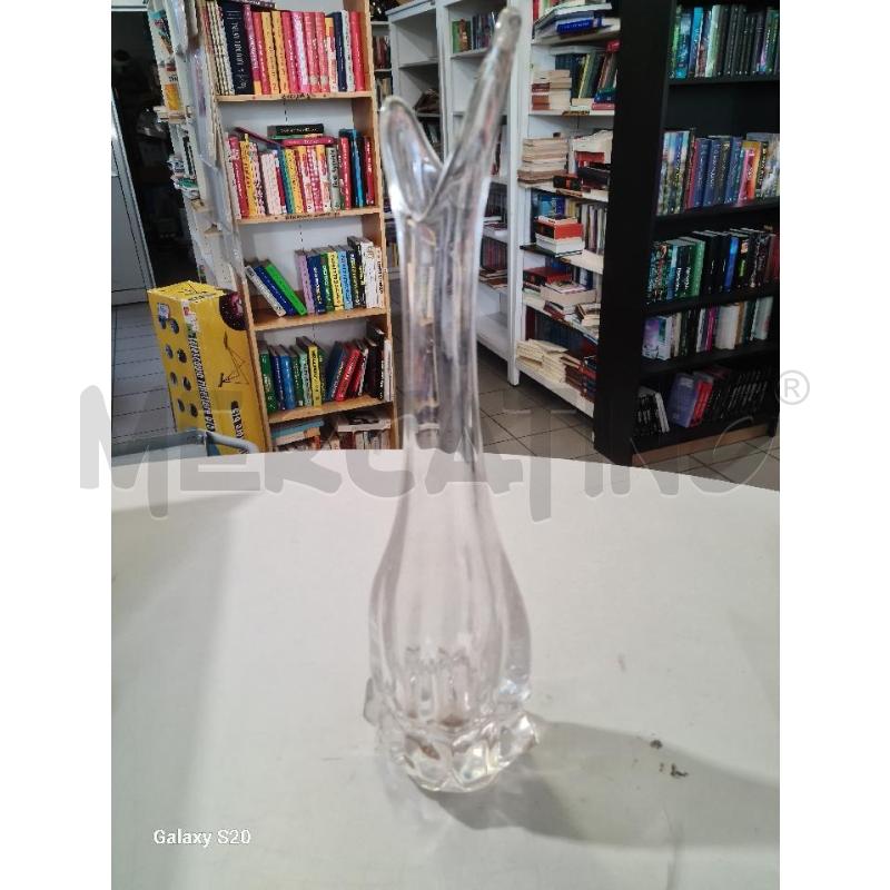 VASO CRIST. FRANCE 47CM | Mercatino dell'Usato Modena 1