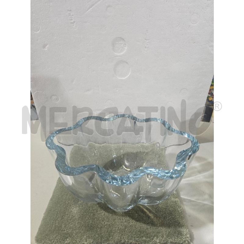 VASO CRIST. STOMBERGSHYTTAN 1995 BIVALVE 26X20X12CM | Mercatino dell'Usato Modena 1