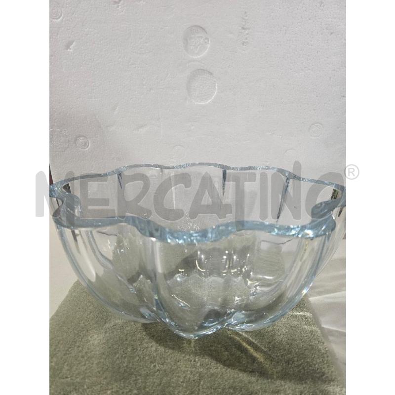 VASO CRIST. STOMBERGSHYTTAN 1995 BIVALVE 26X20X12CM | Mercatino dell'Usato Modena 2