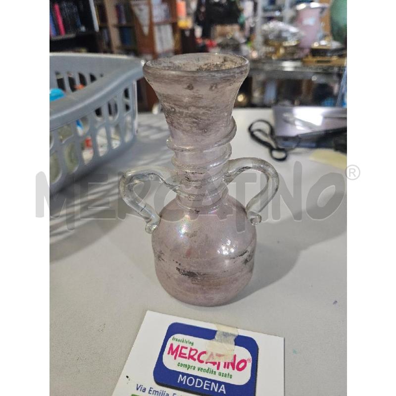 VASO MURANO IRIDESCENTE SCAVO | Mercatino dell'Usato Modena 2