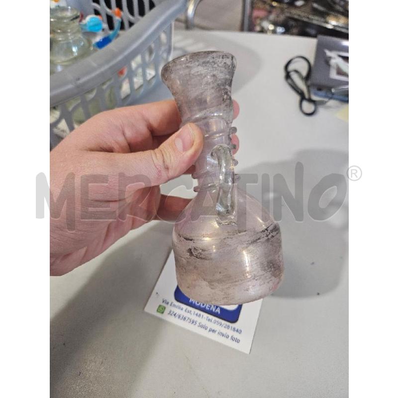 VASO MURANO IRIDESCENTE SCAVO | Mercatino dell'Usato Modena 3