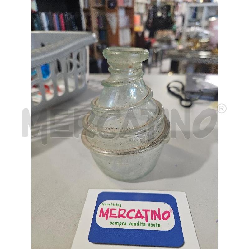 VASO MURANO IRIDESCENTE SCAVO | Mercatino dell'Usato Modena 2
