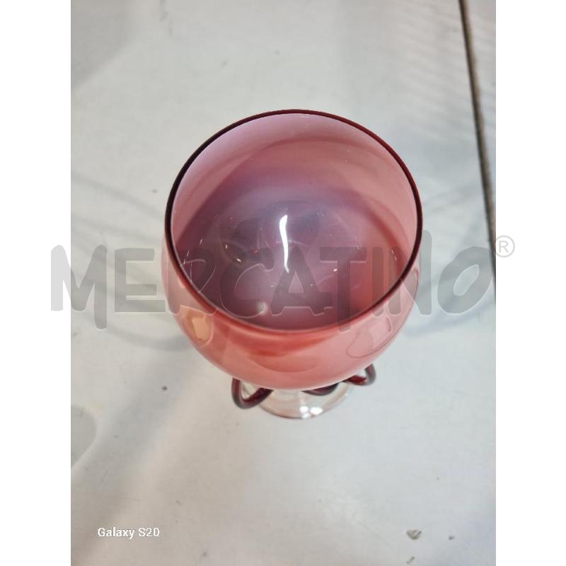VASO MURANO MEDUSA ROSSO 20CM | Mercatino dell'Usato Modena 2
