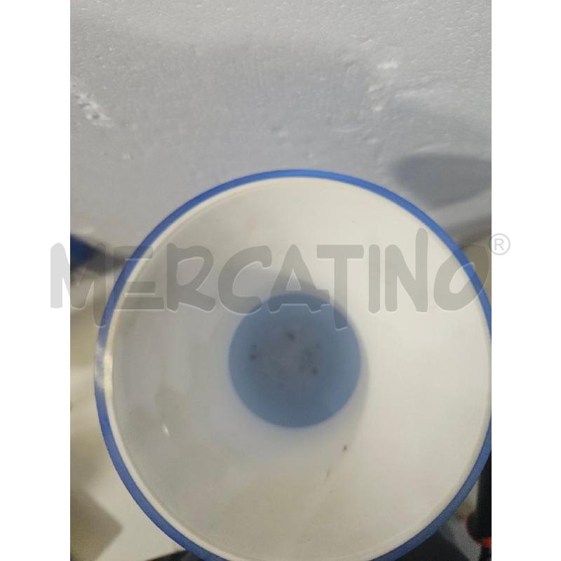 VASO OPALINO MURANO AZZURRO 33CM NASON | Mercatino dell'Usato Modena 3