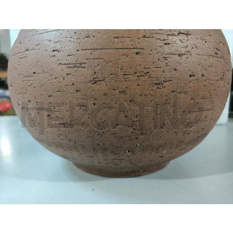 VASO TERRACOTTA BORDO DORATO | Mercatino dell'Usato Modena 4