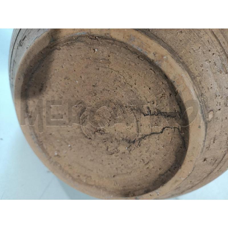 VASO TERRACOTTA BORDO DORATO | Mercatino dell'Usato Modena 5
