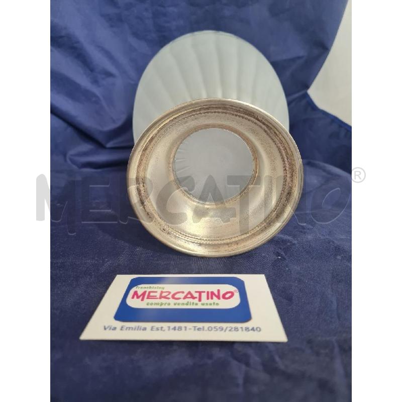 VASO VETRO 28CM BASE ### SATINATO | Mercatino dell'Usato Modena 2