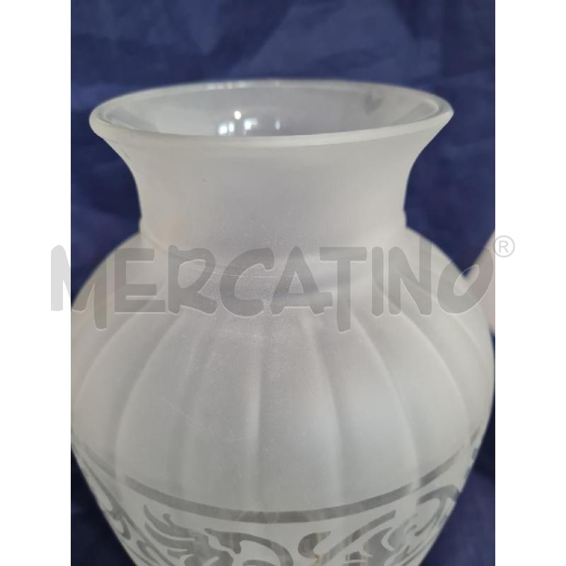 VASO VETRO 28CM BASE ### SATINATO | Mercatino dell'Usato Modena 5