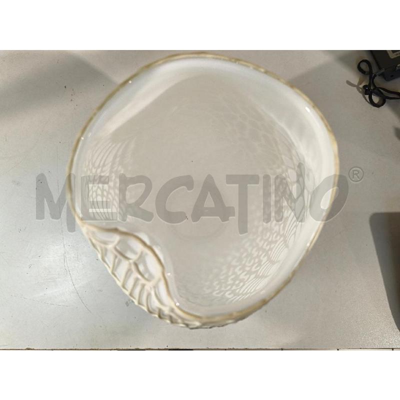 VASO VETRO DESIGN SILICON BIANCO | Mercatino dell'Usato Modena 2