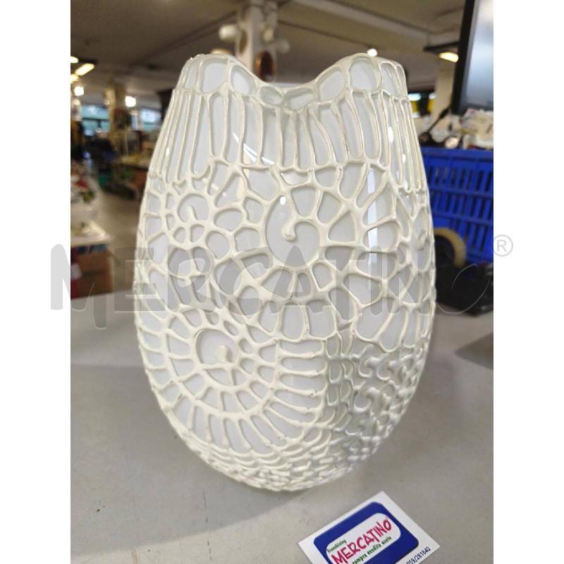 VASO VETRO DESIGN SILICON BIANCO | Mercatino dell'Usato Modena 3