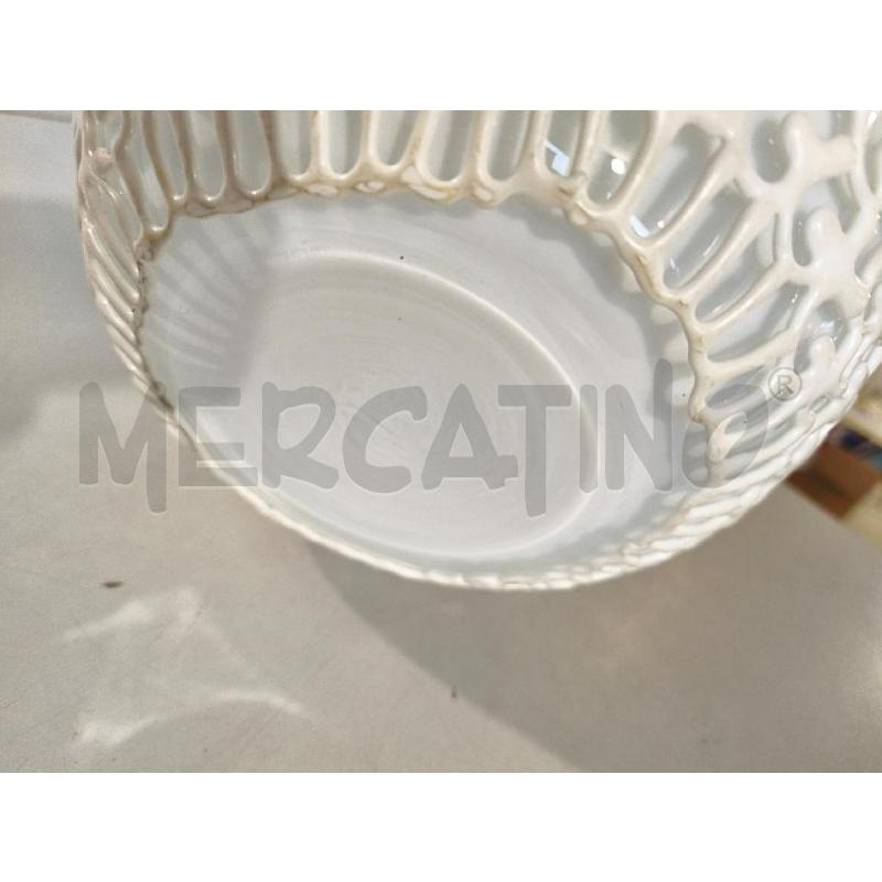 VASO VETRO DESIGN SILICON BIANCO | Mercatino dell'Usato Modena 5
