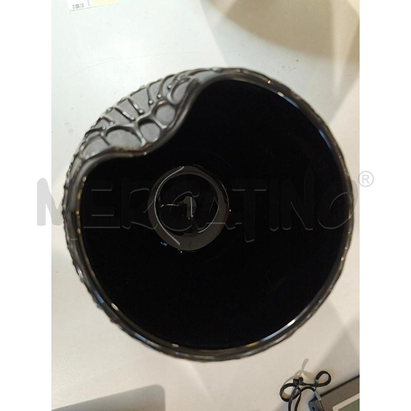 VASO VETRO DESIGN SILICON NERO | Mercatino dell'Usato Modena 2