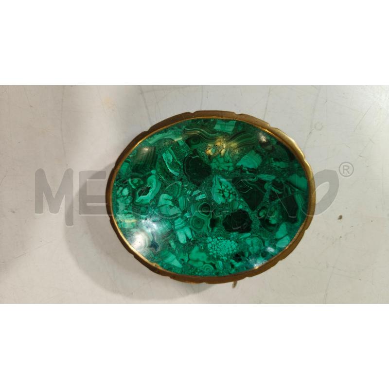 VASSOIETTO OVALE MALACHITE 8CM | Mercatino dell'Usato Modena 2