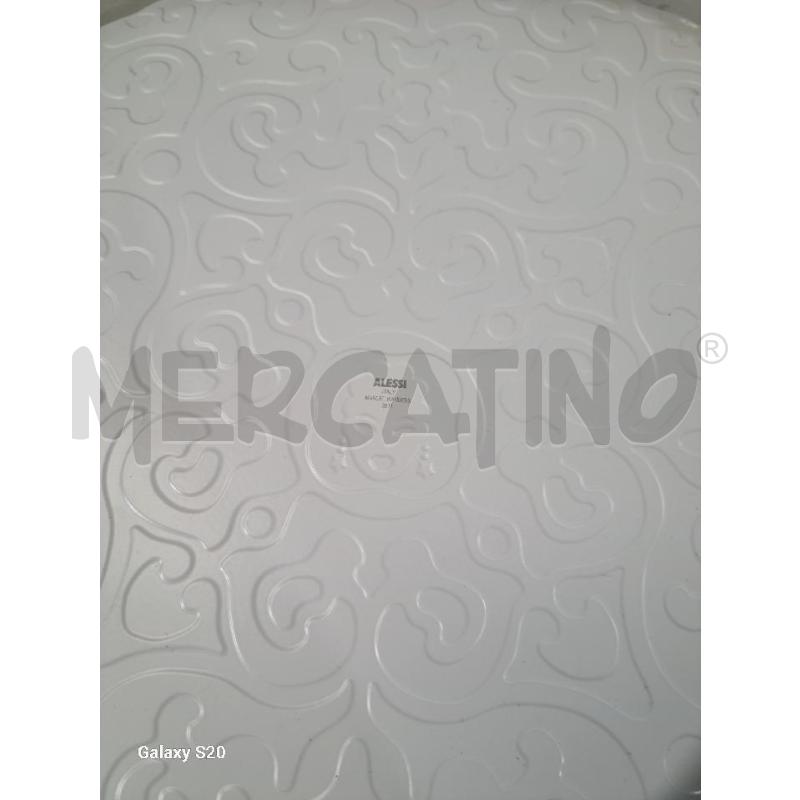VASSOIO ALESSI DRESSED M. WANDERS 34CM BIANCO | Mercatino dell'Usato Modena 2