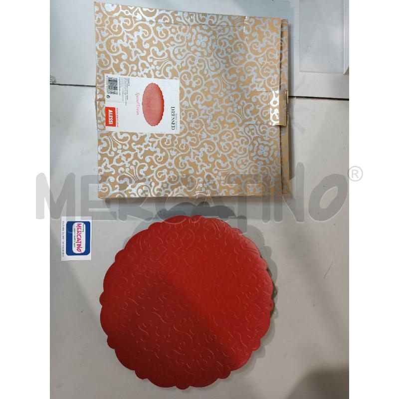 VASSOIO ALESSI DRESSED ROSSO | Mercatino dell'Usato Modena 1