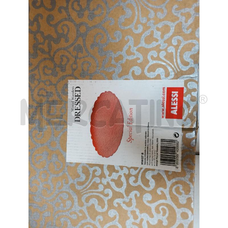 VASSOIO ALESSI DRESSED ROSSO | Mercatino dell'Usato Modena 4
