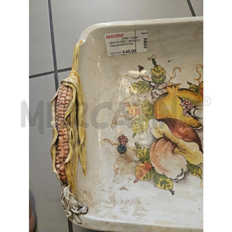 VASSOIO RETT. 45X30CM PANNOCCHIE MARIOTTI | Mercatino dell'Usato Modena 2
