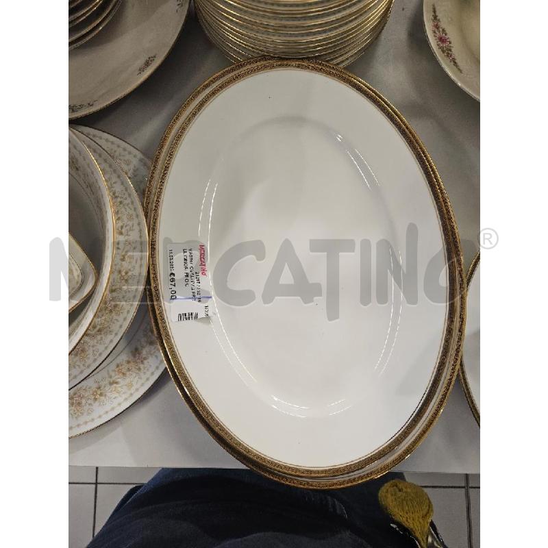 VASSOI OVALI PZ.3 PRCLL GINORI FILO ORO | Mercatino dell'Usato Modena 2