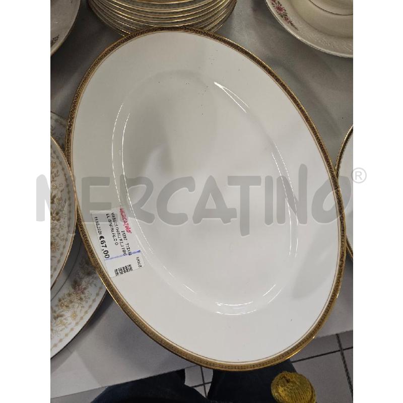 VASSOI OVALI PZ.3 PRCLL GINORI FILO ORO | Mercatino dell'Usato Modena 4