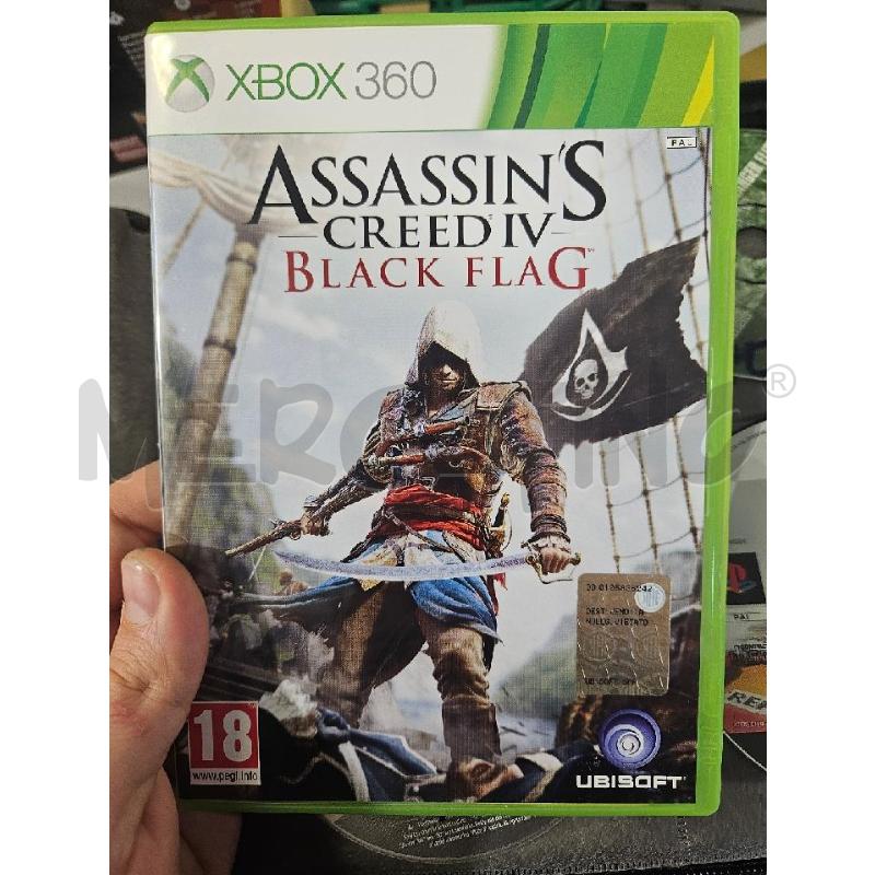 VIDEOGIOCO ASSASSIN'S CREED BLACK FLAG XBOX360 | Mercatino dell'Usato Modena 1