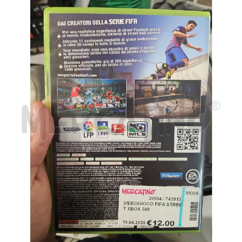 VIDEOGIOCO FIFA STREET XBOX 360  | Mercatino dell'Usato Modena 2
