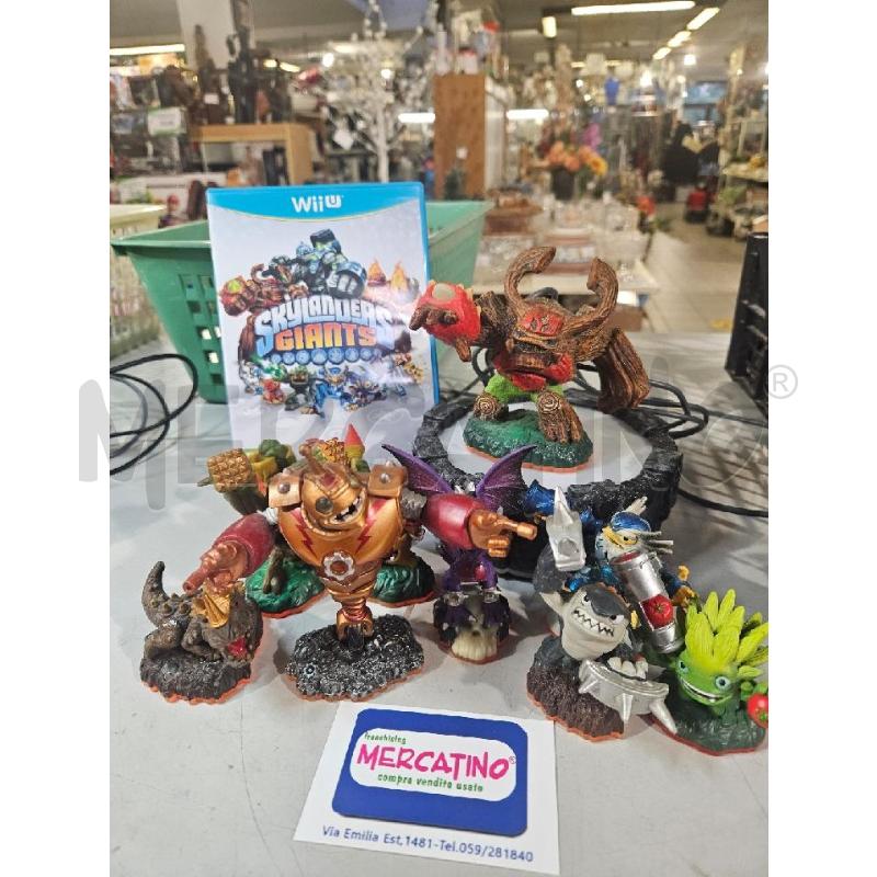 VIDEOGIOCO SKYLANDER GIANTS WIIU +10 PERSONAGGI+PORTALE | Mercatino dell'Usato Modena 1