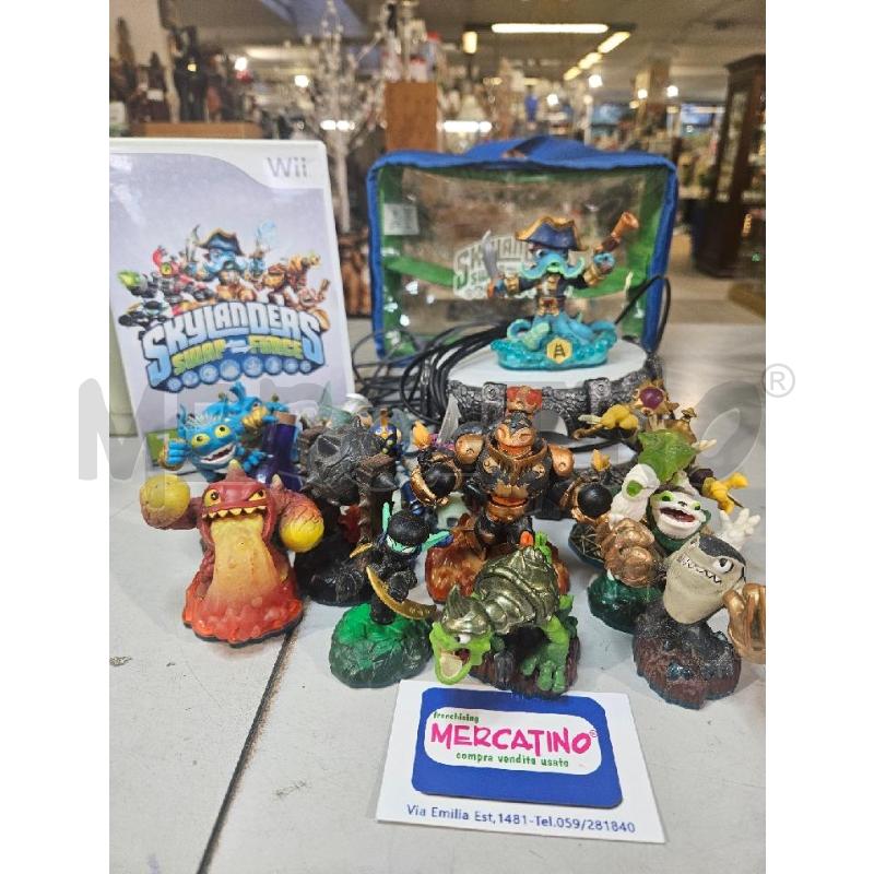 VIDEOGIOCO SKYLANDER SWAP FORCE WIU 14 PERSONAGGI+2 PORTALI+ VALIGETTA  | Mercatino dell'Usato Modena 1
