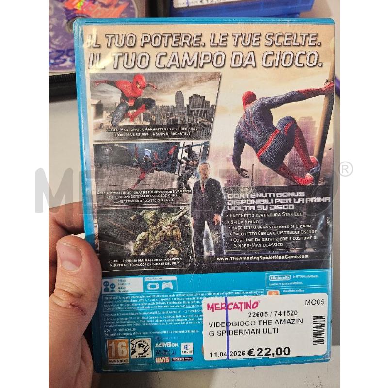 VIDEOGIOCO THE AMAZING SPIDERMAN ULTIMATE EDITION WIIU | Mercatino dell'Usato Modena 2