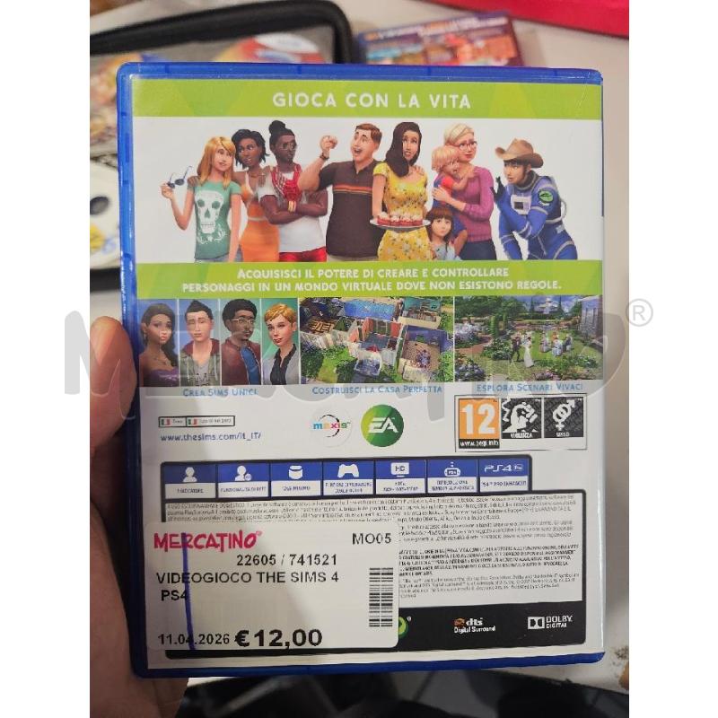 VIDEOGIOCO THE SIMS 4 PS4  | Mercatino dell'Usato Modena 2
