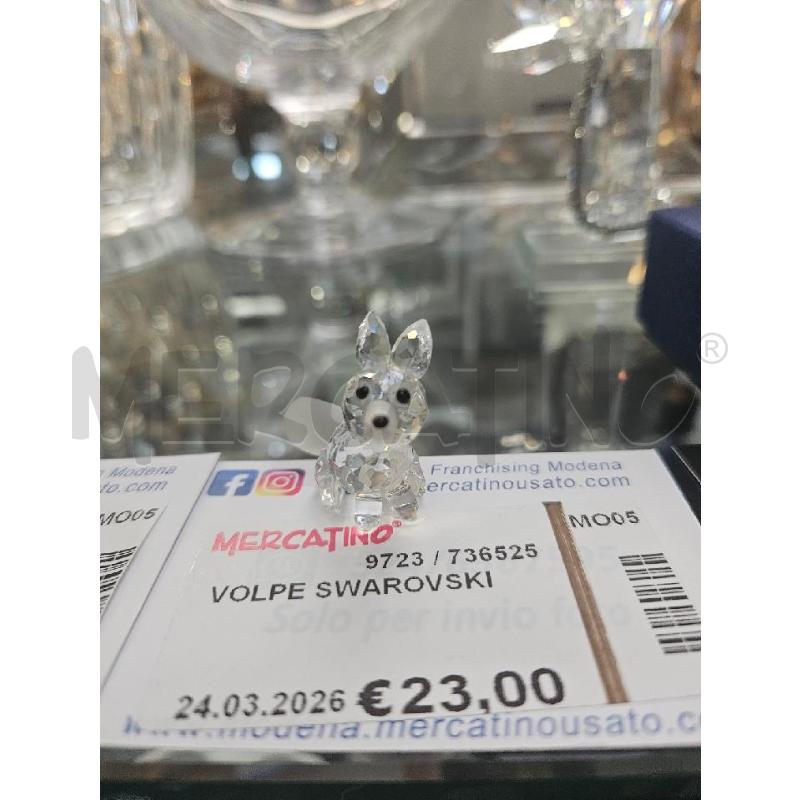 VOLPE SWAROVSKI  | Mercatino dell'Usato Modena 1