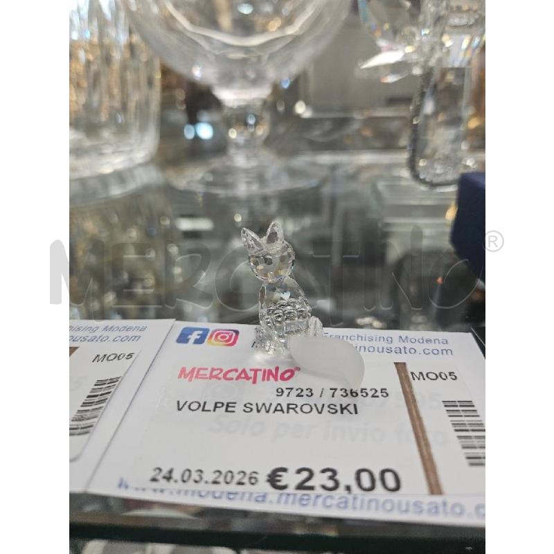 VOLPE SWAROVSKI  | Mercatino dell'Usato Modena 2