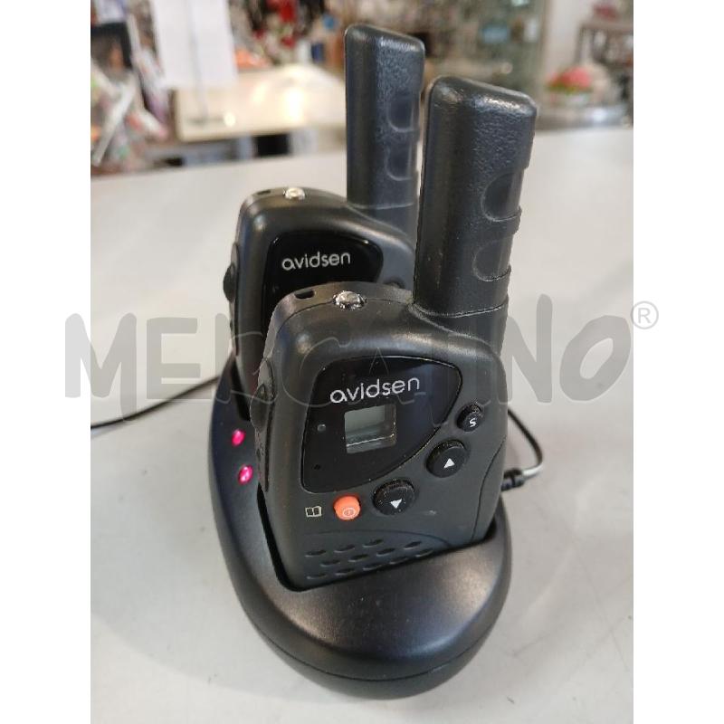 WALKIE TALKIE AVIDSEN COPPIA BASE E CARICATORE | Mercatino dell'Usato Modena 1