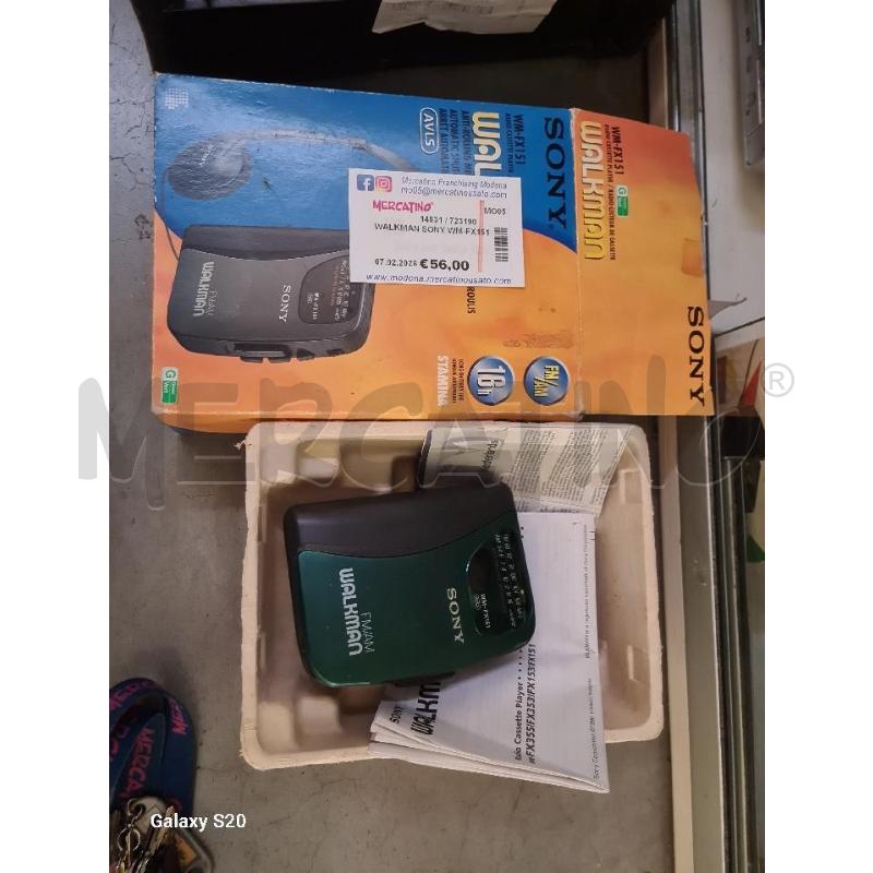 WALKMAN SONY WM-FX151 | Mercatino dell'Usato Modena 1