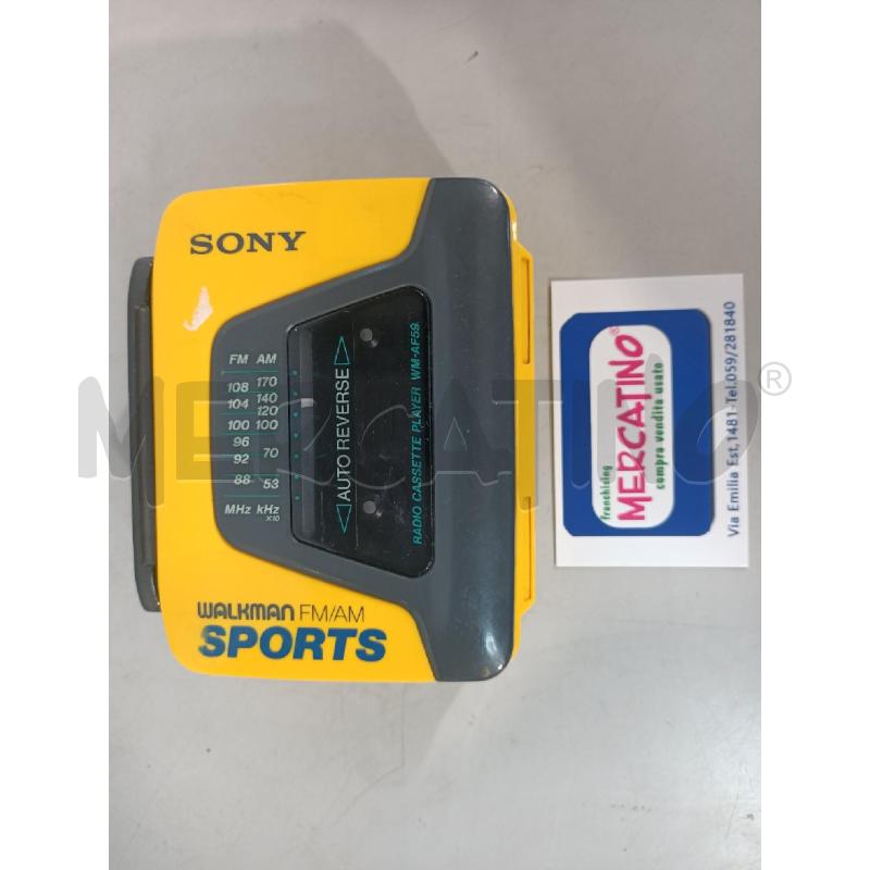 WALKMAN SPORTS SONY WM-AF59 GIALLO | Mercatino dell'Usato Modena 1