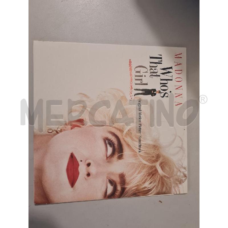 WHO'S THAT GIRL MADONNA 25611 - LP | Mercatino dell'Usato Modena 1