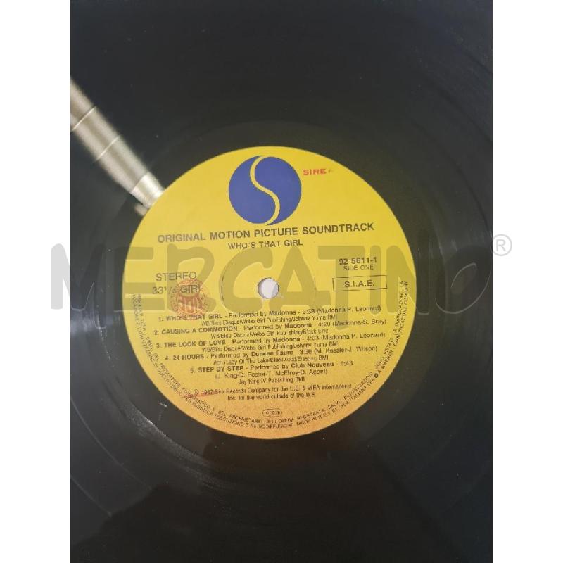 WHO'S THAT GIRL MADONNA 25611 - LP | Mercatino dell'Usato Modena 4