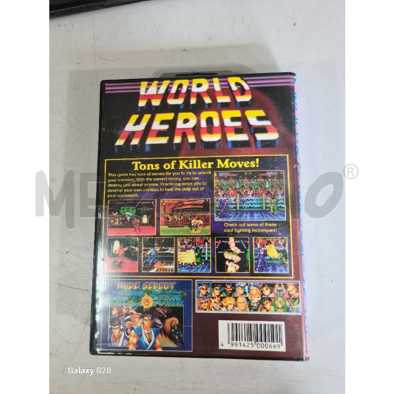 WORLD HEROES 16BIT PER SEGA - VIDEO GIOCO  | Mercatino dell'Usato Modena 3