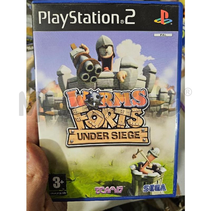 WORMS FORT UNDER SIEGE - PS2 VIDEO GIOCO  | Mercatino dell'Usato Modena 1