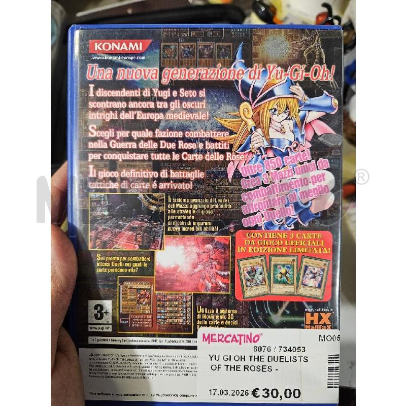 YU GI OH THE DUELISTS OF THE ROSES - PS2 VIDEO GIOCO  | Mercatino dell'Usato Modena 2