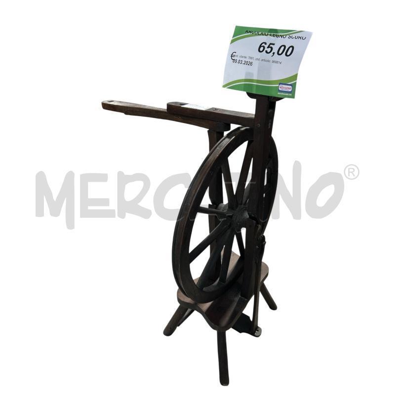 ARCOLAIO LEGNO SCURO  | Mercatino dell'Usato Carrara 1