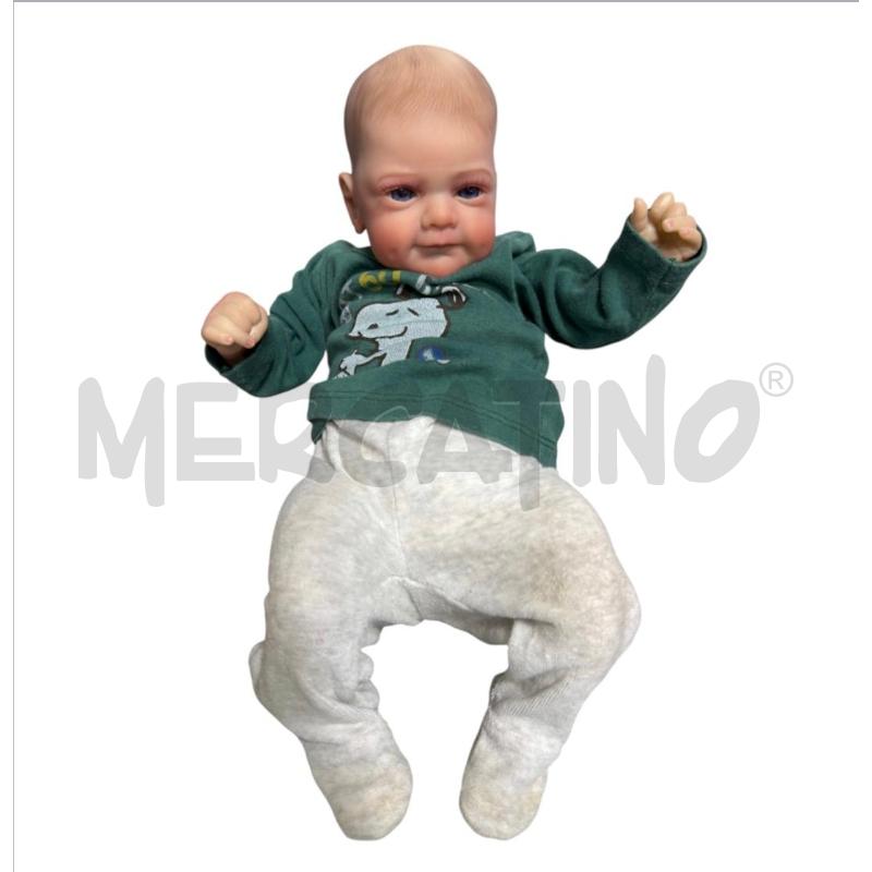 BAMBOLA REBORN MAGLIA VERDE  | Mercatino dell'Usato Carrara 1
