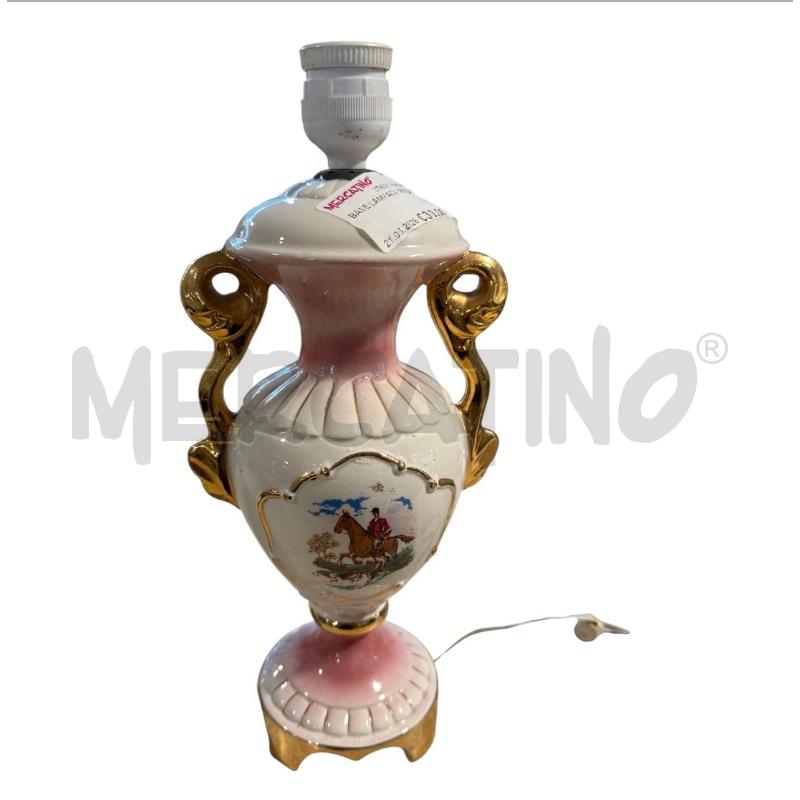 BASE LAMPADA ROSATA | Mercatino dell'Usato Carrara 1