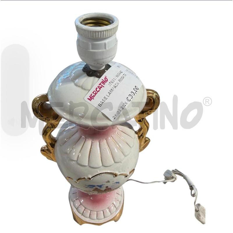 BASE LAMPADA ROSATA | Mercatino dell'Usato Carrara 2